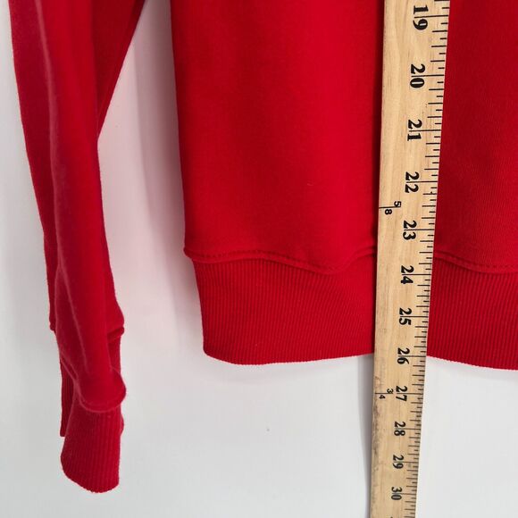 Disney Parks XS Red Mickey Sweatshirt Christmas Pullover Cozy Retro Festive Gift - Picture 9 of 12